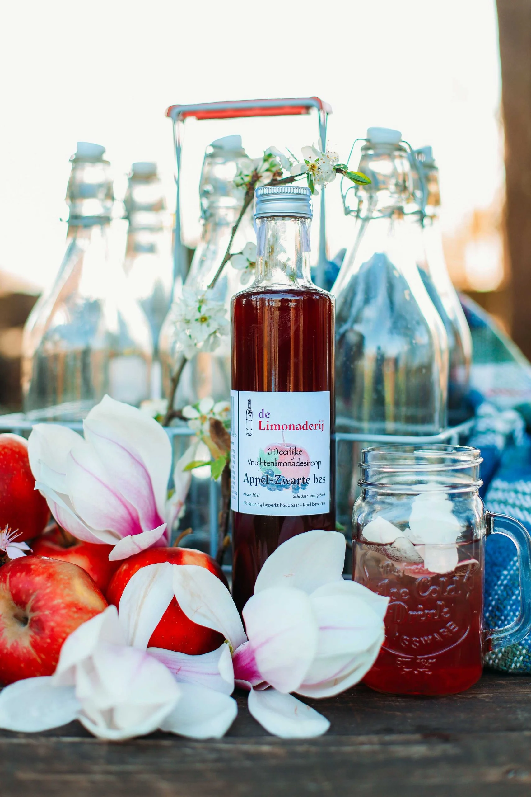 Limonadesiroop appel zwarte bessen