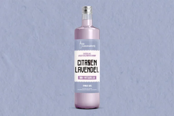 de Limonaderij </br> Speciale fruitsiroop Citroen en lavendel - 500ml