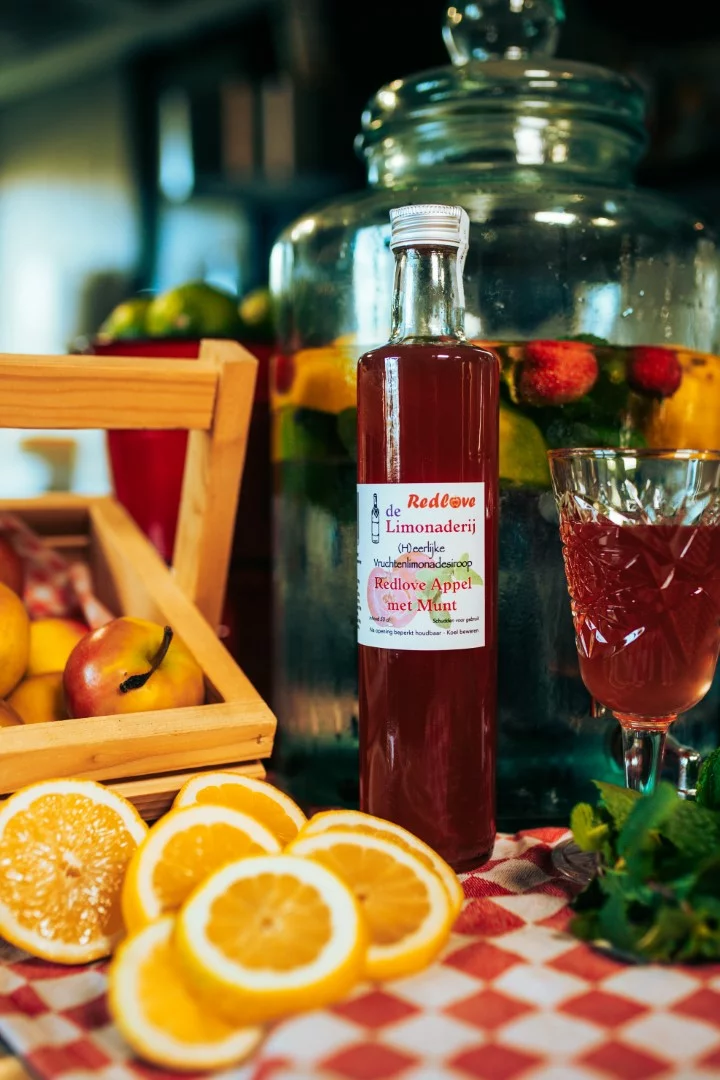 Limonade siroop <br/> Red Love appel met munt